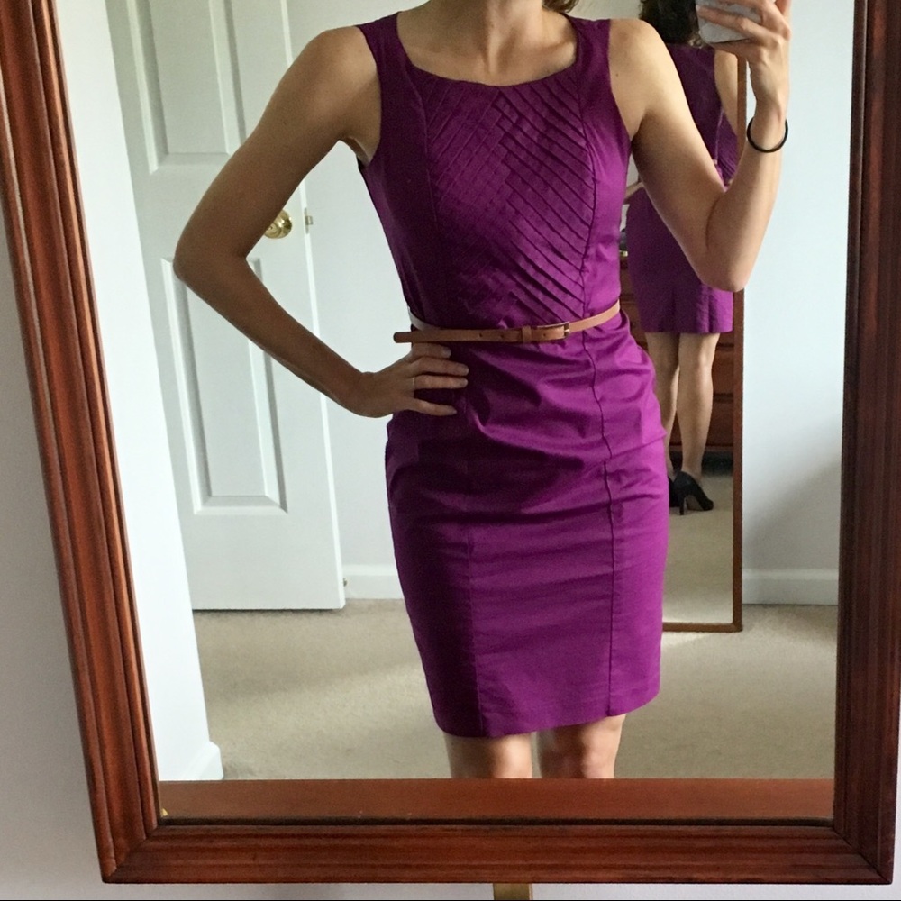 Limited - Purple sheath dress (size 2)